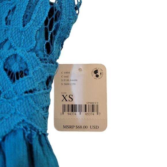 Free People Adella Cami in Teal•XS - Picture 12 of 13